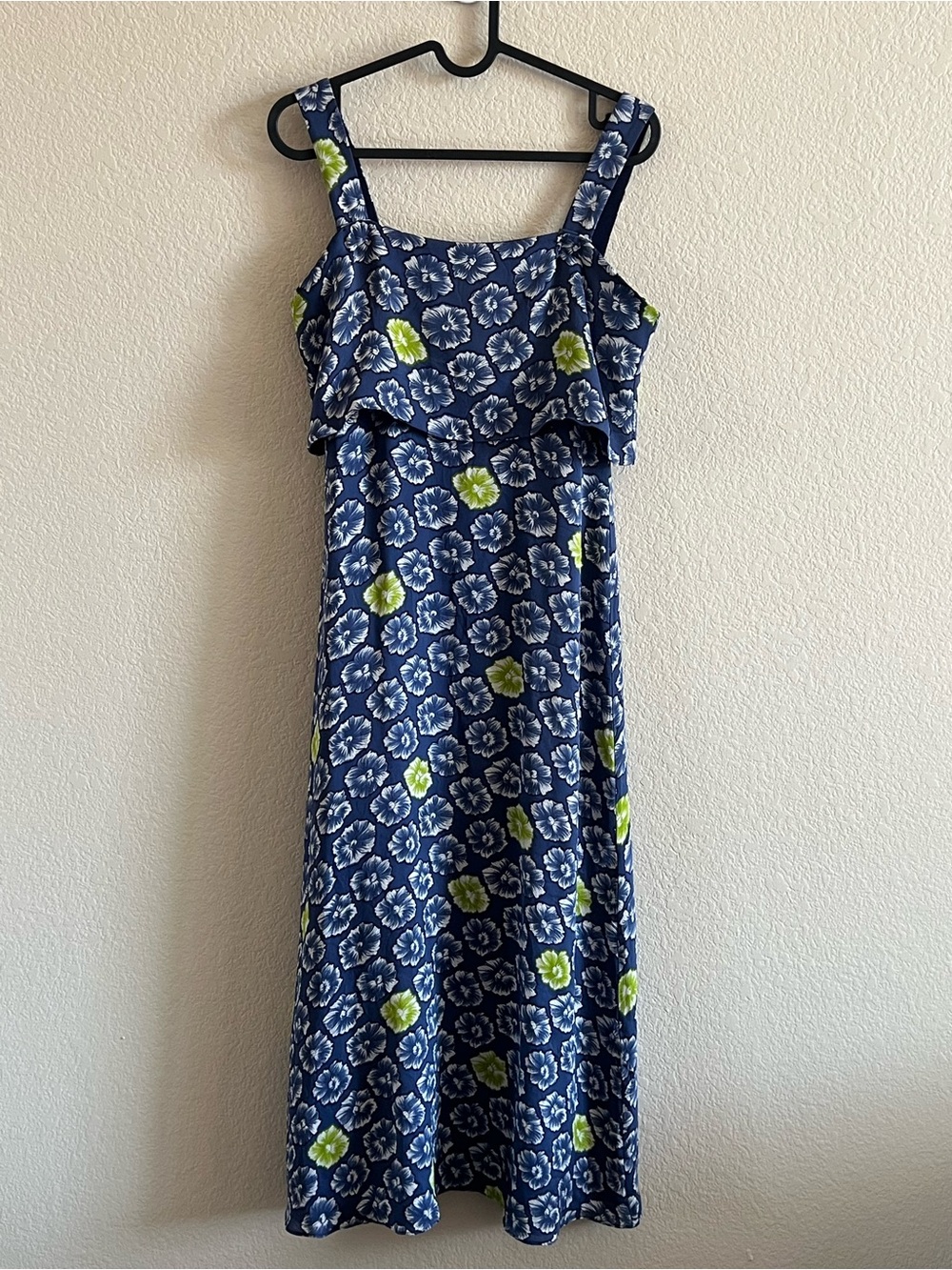 J. Crew Navy Blue Floral Dress Size 6